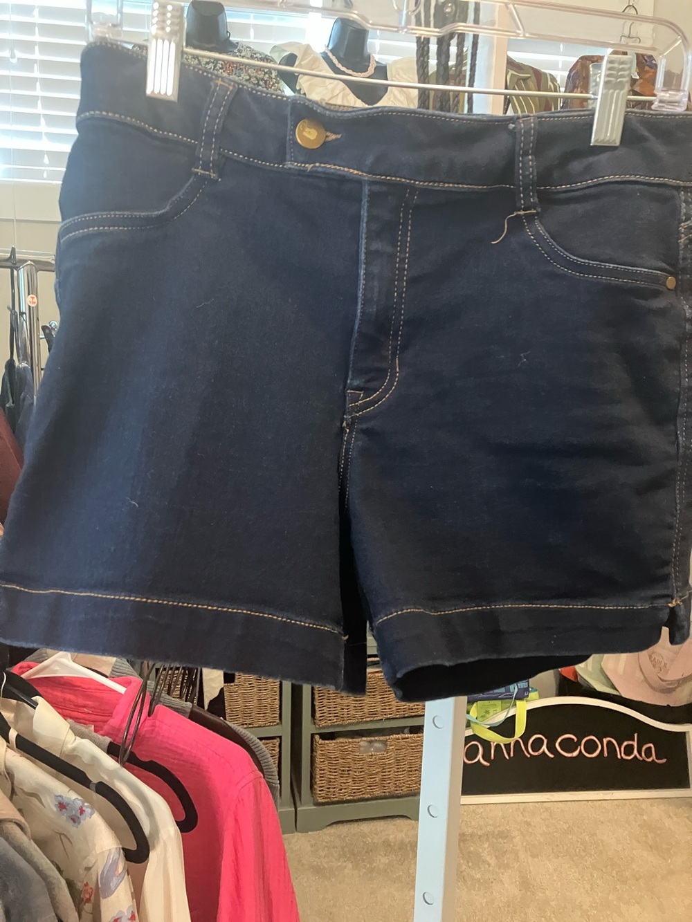 d. jeans Dark Navy High-Rise Women’s Jean Shorts